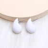 1 Pair Simple Style Water Droplets Spray Paint Arylic Ear Studs