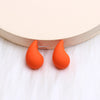 1 Pair Simple Style Water Droplets Spray Paint Arylic Ear Studs