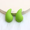 1 Pair Simple Style Water Droplets Spray Paint Arylic Ear Studs