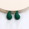 1 Pair Simple Style Water Droplets Spray Paint Arylic Ear Studs