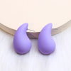 1 Pair Simple Style Water Droplets Spray Paint Arylic Ear Studs