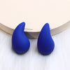 1 Pair Simple Style Water Droplets Spray Paint Arylic Ear Studs