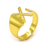 Vintage Style Geometric Letter Alloy Plating Unisex Open Rings