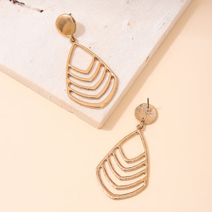 1 Pair Casual Simple Style Geometric Alloy Drop Earrings