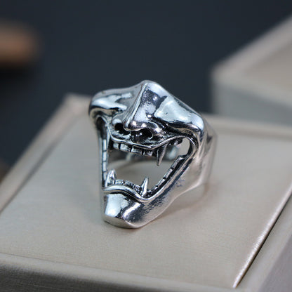 Hip-Hop Cool Style Animal Eye Rhombus Alloy Plating Unisex Rings