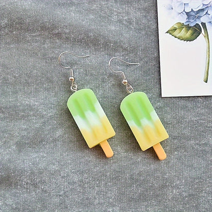 1 Pair Cute Cartoon Resin Drop Earrings