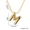 Simple Style Letter Stainless Steel Plating 18k Gold Plated Necklace