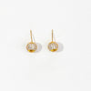 1 Pair Elegant Luxurious Round Inlay Copper Zircon Ear Studs