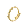 Casual Vintage Style Irregular Twist Copper Irregular Plating 18k Gold Plated Open Rings