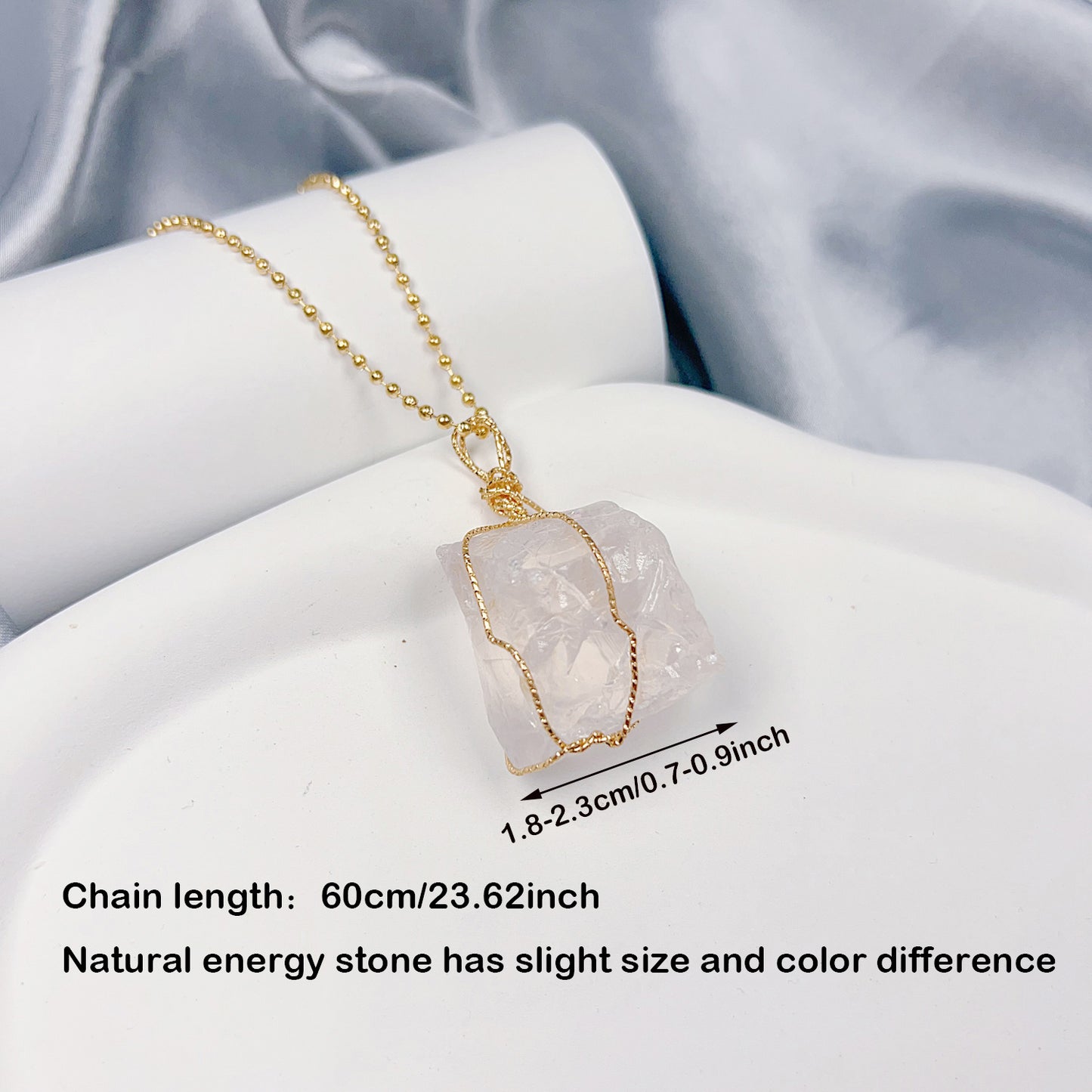 Ethnic Style Bohemian Geometric Natural Stone Plating Gold Plated Rhodium Plated Silver Plated Pendant Necklace