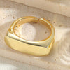 Vintage Style Simple Style Commute Heart Shape Copper Plating 14k Gold Plated Open Rings