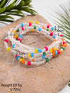 Retro Ethnic Style Bohemian Geometric Resin Stone Beaded Women's Bracelets