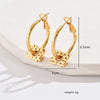 1 Pair Ig Style Geometric Plating Stainless Steel 18k Gold Plated Earrings