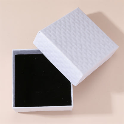 Basic Solid Color Paper Jewelry Boxes