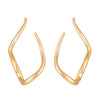 1 Pair Exaggerated Simple Style Geometric Plating Alloy Gold Plated Silver Plated Drop Earrings