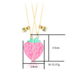 Cartoon Style Cute Fruit Heart Shape Alloy Plating Girl's Pendant Necklace