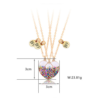 Casual Cute Star Heart Shape Alloy Kid's Pendant Necklace