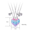 Casual Cute Star Heart Shape Alloy Kid's Pendant Necklace