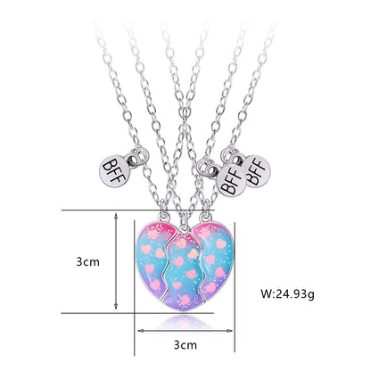 Casual Cute Star Heart Shape Alloy Kid's Pendant Necklace