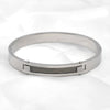 Basic Commute Solid Color Stainless Steel Plating Bangle