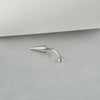 Casual Exaggerated Simple Style Solid Color Stainless Steel Eyebrow Nails Ear Studs In Bulk