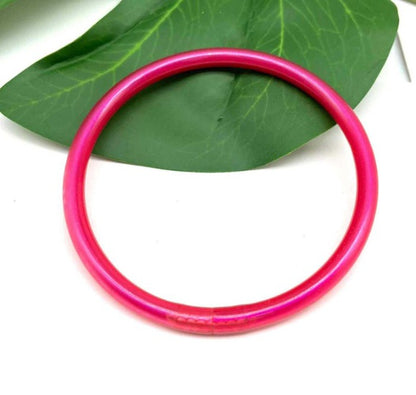 Simple Style Solid Color Silica Gel Unisex Wristband