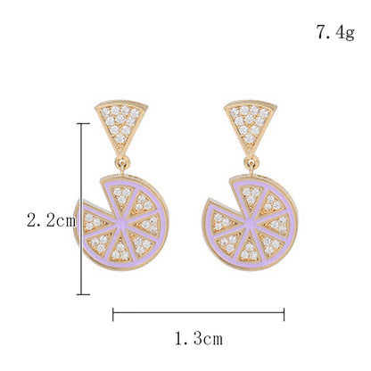 1 Pair Fashion Geometric Heart Shape Bow Knot Plating Inlay Alloy Artificial Pearls Rhinestones 14k Gold Plated Earrings