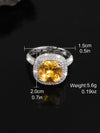 Glam Luxurious Shiny Flower Copper Plating Inlay Zircon 18k Gold Plated Open Rings