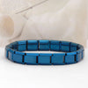 Hip-hop Retro Solid Color Stainless Steel Plating Bracelets