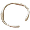 Simple Style Solid Color Copper Plating Silver Plated Open Rings
