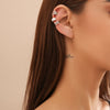 1 Set Casual Simple Style Classic Style Round Irregular Three-dimensional Iron Ear Cuffs