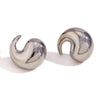 1 Pair Simple Style Classic Style Water Droplets Plating Stainless Steel 18k Gold Plated Ear Studs