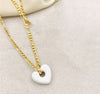 Sweet Simple Style Heart Shape Copper Brass Drip Glazed Plating Bracelets Earrings Necklace