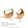 1 Pair Vintage Style Classic Style Geometric Plating Inlay Stainless Steel Artificial Pearls 18k Gold Plated Earrings