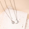 Simple Style Sun Moon Alloy Zinc Unisex Pendant Necklace