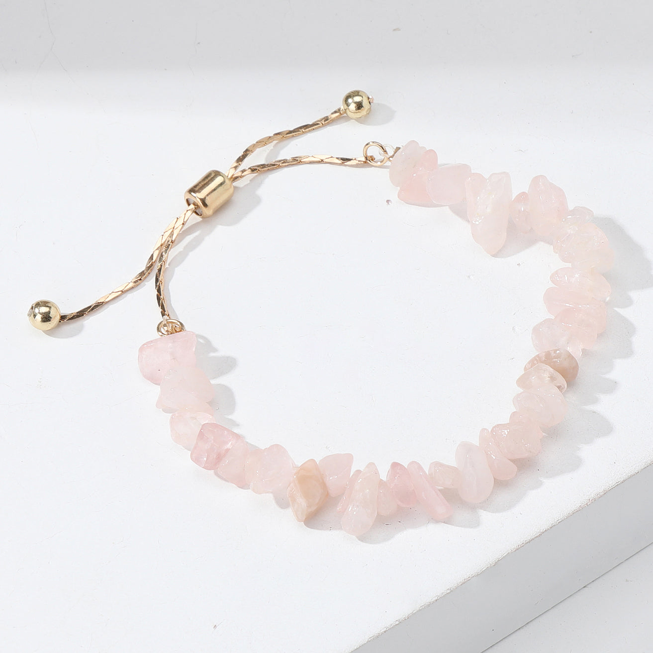 Classic Style Irregular Natural Stone Beaded Women's Anklet