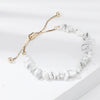 Classic Style Irregular Natural Stone Beaded Women's Anklet