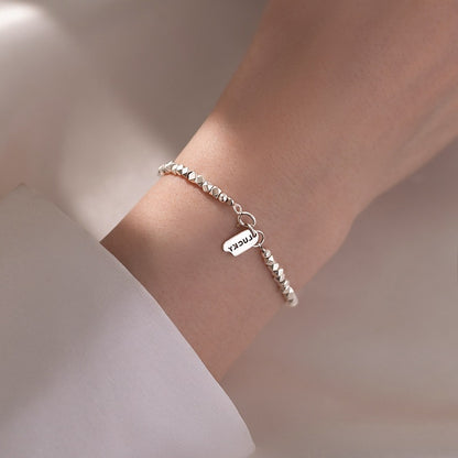 Simple Style Commute Heart Shape Imitation Pearl Beaded Women's Bracelets