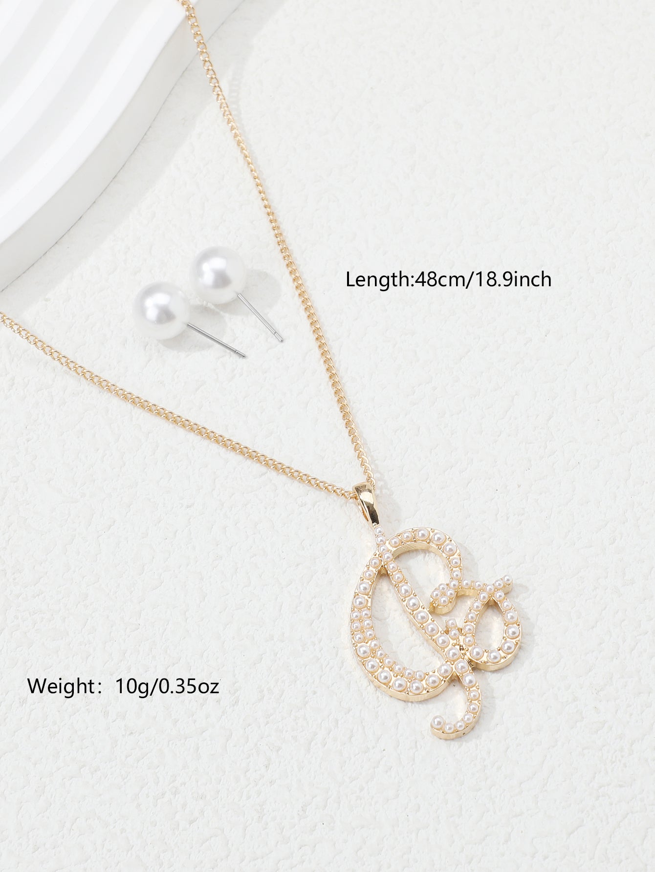 Simple Style Letter Heart Shape Snowflake Copper Plating Inlay Artificial Pearls Gold Plated Jewelry Set