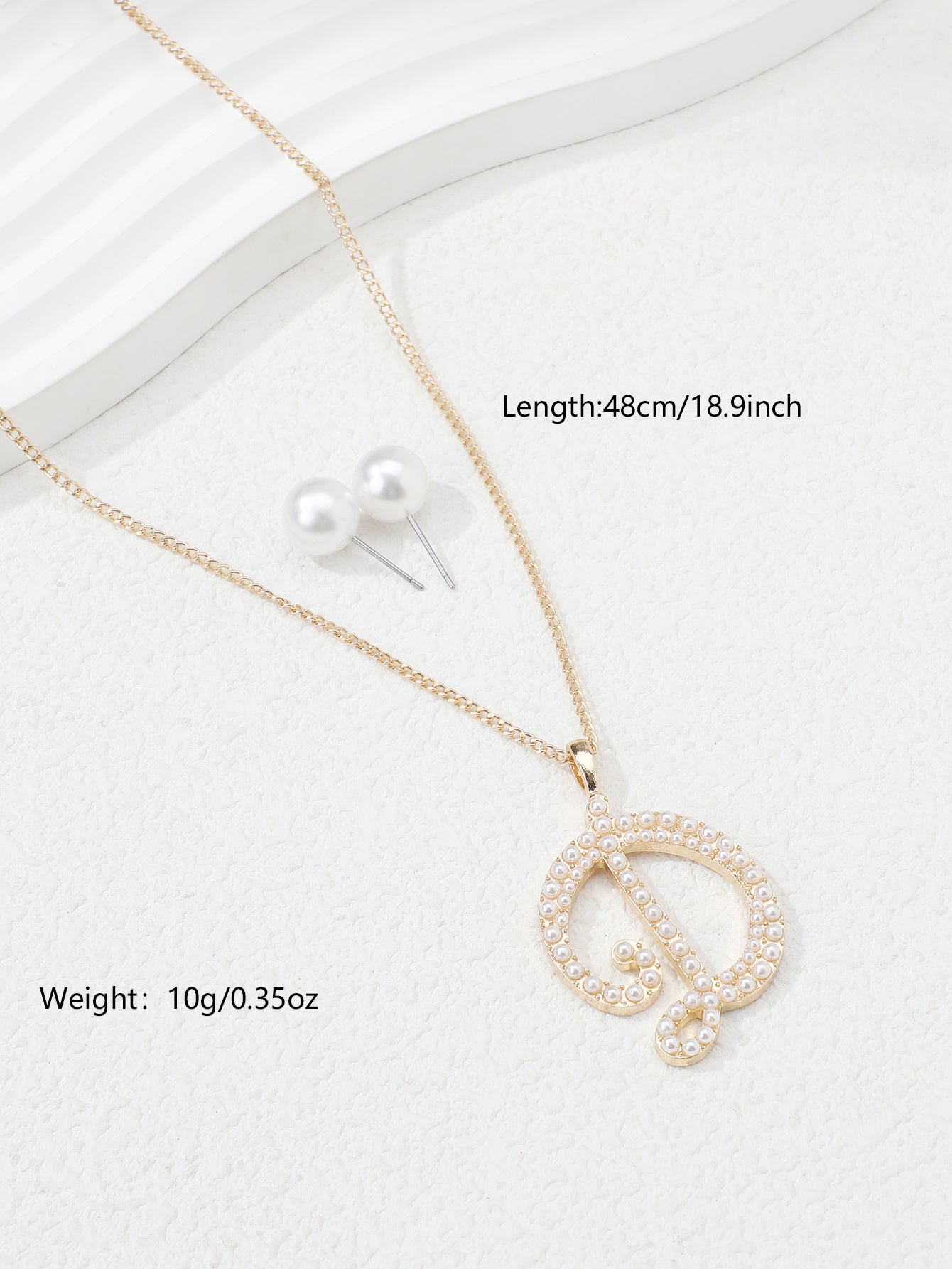 Simple Style Letter Heart Shape Snowflake Copper Plating Inlay Artificial Pearls Gold Plated Jewelry Set