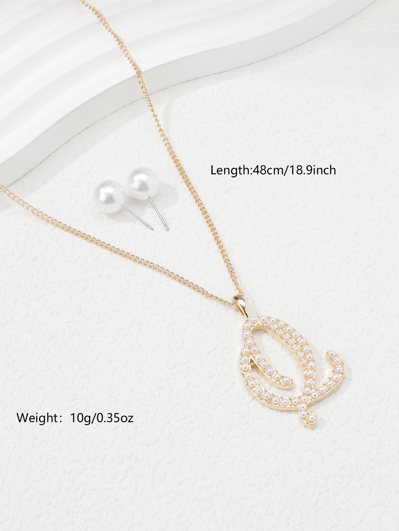 Simple Style Letter Heart Shape Snowflake Copper Plating Inlay Artificial Pearls Gold Plated Jewelry Set