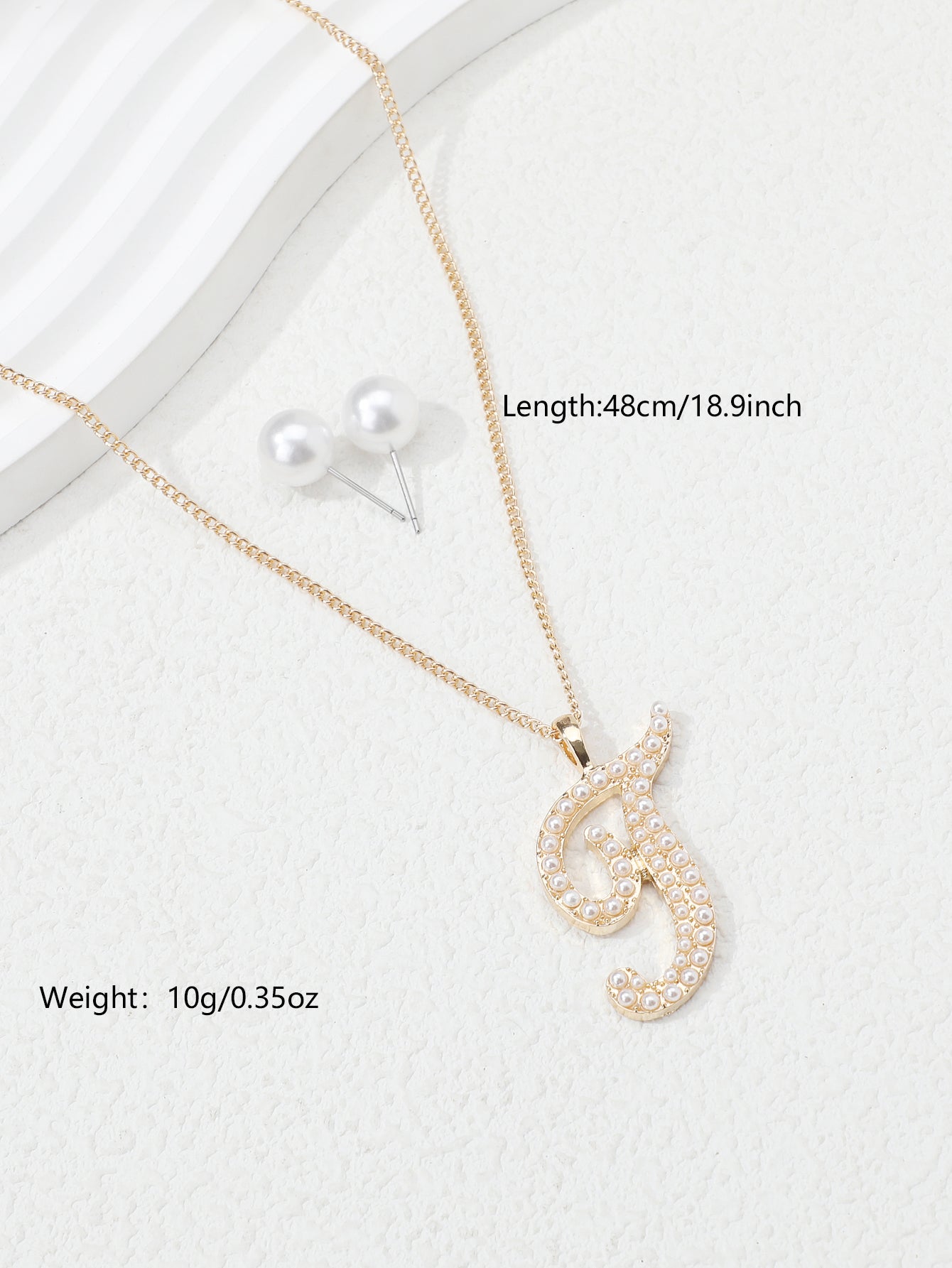 Simple Style Letter Heart Shape Snowflake Copper Plating Inlay Artificial Pearls Gold Plated Jewelry Set