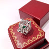 Wholesale Jewelry Commute Animal Alloy Artificial Gemstones Inlay Rings