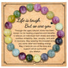 Simple Style Solid Color Artificial Gemstones Natural Stone Beaded Handmade Unisex Bracelets