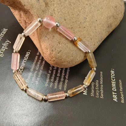 Casual Geometric Natural Stone Bracelets