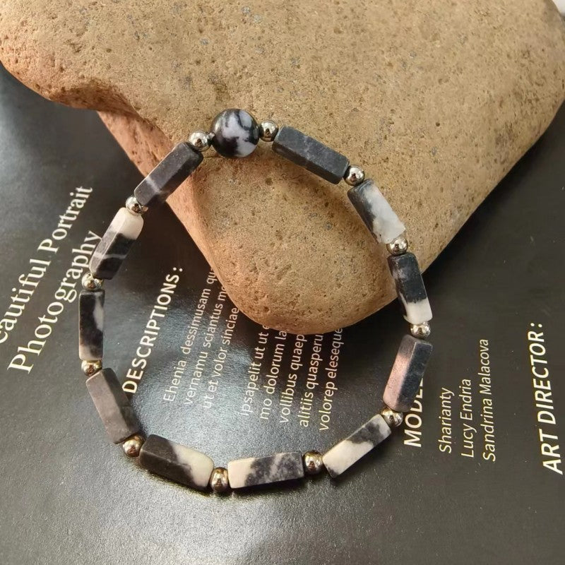 Casual Geometric Natural Stone Bracelets