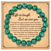 Simple Style Solid Color Artificial Gemstones Natural Stone Beaded Handmade Unisex Bracelets