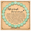 Simple Style Solid Color Artificial Gemstones Natural Stone Beaded Handmade Unisex Bracelets