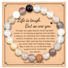 Simple Style Solid Color Artificial Gemstones Natural Stone Beaded Handmade Unisex Bracelets