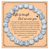 Simple Style Solid Color Artificial Gemstones Natural Stone Beaded Handmade Unisex Bracelets